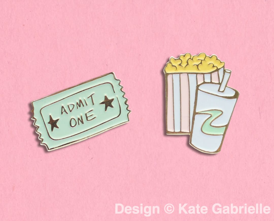 Movie Collar Clip Enamel Lapel Pin Set For Movie Fans Etsy