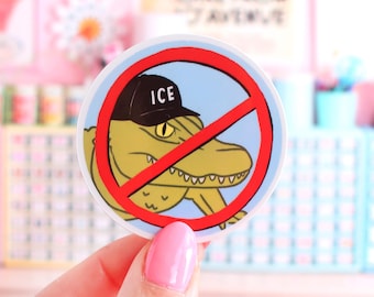 Anti ICE pro Einwanderer Aufkleber