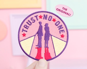 Trust No One X-Files iron on patch