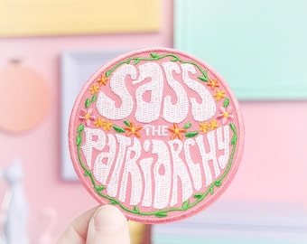 Sass the patriarchy feminist patch