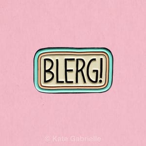 ¡Blerg! Pin de solapa esmaltado de 30 Rock
