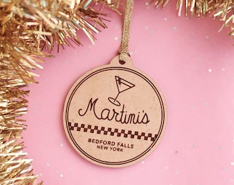 Martini's classic movie Christmas ornament
