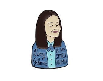 Rory Gilmore The Gilmore Girls enamel lapel pin