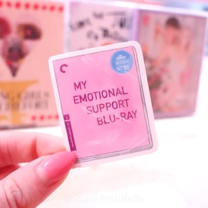 Emotional support blu-ray movie sticker