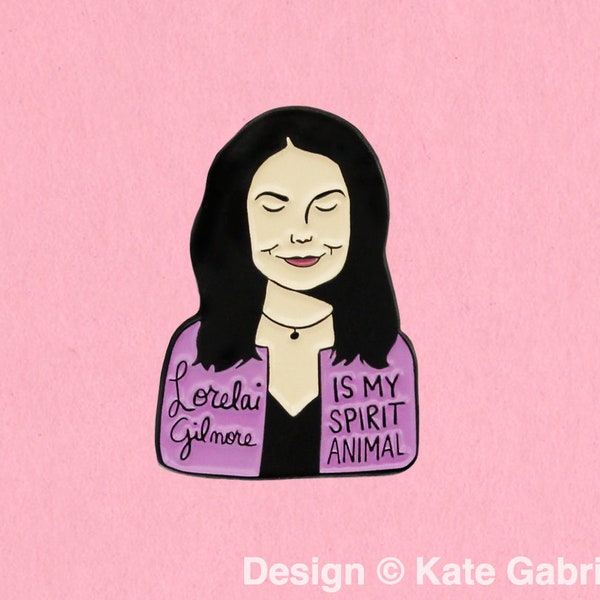 Lorelai Gilmore The Gilmore Girls enamel lapel pin / Buy 3 Pins Get 1 Free with code PINSGALORE