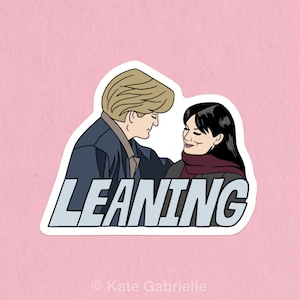 Sticker penché pendant que vous dormiez