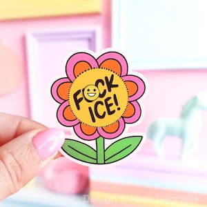 F*ck ICE sticker / Kaufen Sie 3 Aufkleber und bekommen Sie 1 gratis mit dem Code FIDDLESTICKS