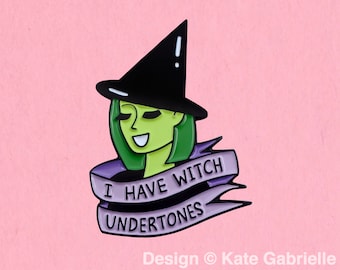 I have witch undertones Liz Lemon 30 Rock enamel lapel pin / Buy 3 Pins Get 1 Free with code PINSGALORE