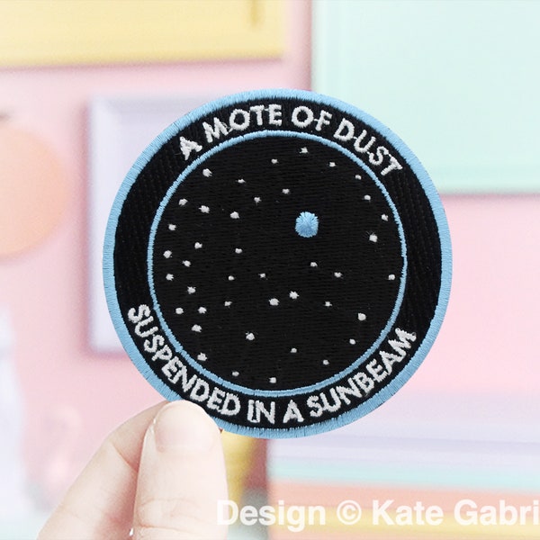 Carl Sagan Pale Blue Dot inspired patch