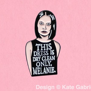 Posh Spice This dress is dry clean only Melanie enamel lapel pin / Buy 3 Pins Get 1 Free with code PINSGALORE image 1