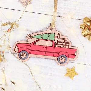 Twister Christmas ornament / Dorothy pick up truck design