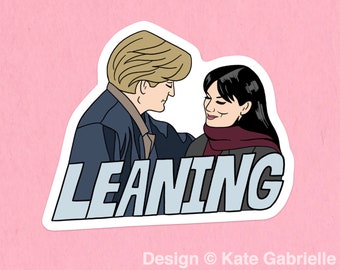 Leaning - While You Were Sleeping sticker / Buy 3 Stickers Get 1 Free with code FIDDLESTICKS