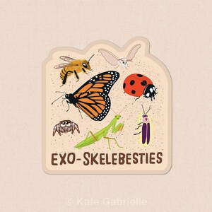 Exo-Skeletties Vinyl Sticker