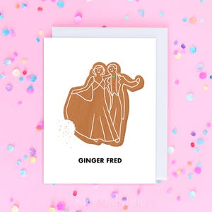 Ginger Fred / Kerstkaart uit de klassieke film