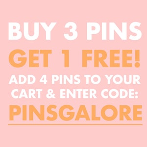 Clever Girl Jurassic Park enamel lapel pin / Buy 3 Pins Get 1 Free with code PINSGALORE / Rose Gold image 2