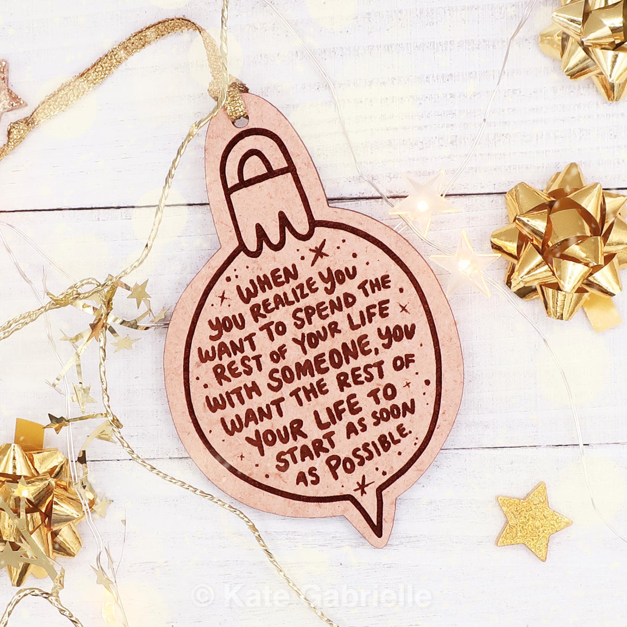 New Year's Eve Harry Sally monologue classic movie Christmas ornament