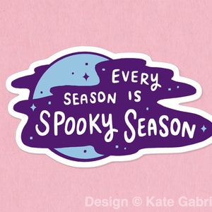 Spooky season sticker / Buy 3 Stickers Get 1 Free with code FIDDLESTICKS