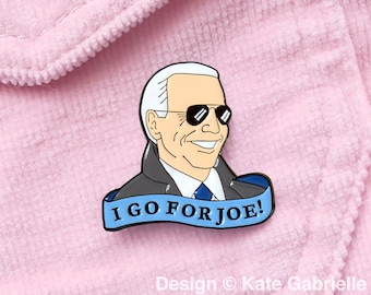 I go for Joe Biden enamel lapel pin / Buy 3 Pins Get 1 Free with code PINSGALORE