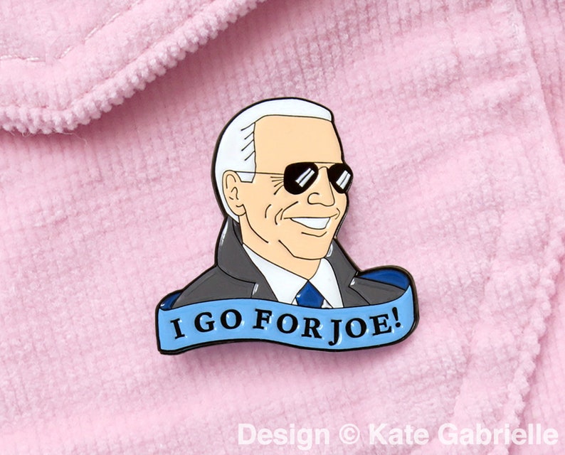 I go for Joe Biden enamel lapel pin / Buy 3 Pins Get 1 Free with code PINSGALORE image 1