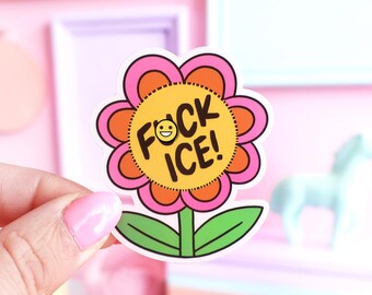 F*ck ICE pro Einreise-Aufkleber