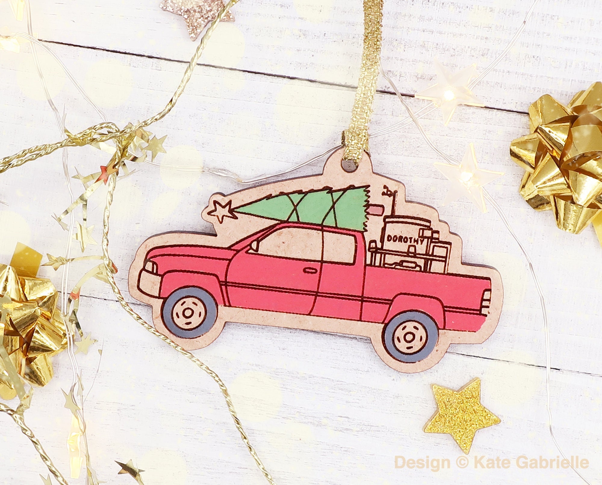 Twister Pick up Truck Dorothy Christmas Ornament - Etsy