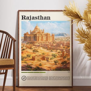 Rajasthan Travel Print - India, Rajasthan Poster, India Poster, Travel Wall Art, India Print, Rajasthan Wall Art, India Wall decor, Jaipur