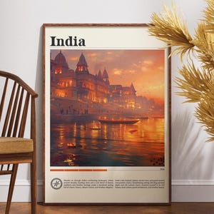 India Travel Print - Asia, Travel Poster, India Poster, Travel Wall Art, India Print, India, India Wall Art, South Asia Poster, India Decor