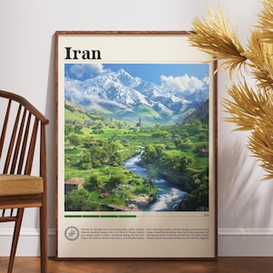 Iran Travel Print, Iran Poster, Travel Wall Art, Iran Print, Travel poster, Baghdad Poster, Wall Decor, Iran Wall Art, Irani Poster, Travel