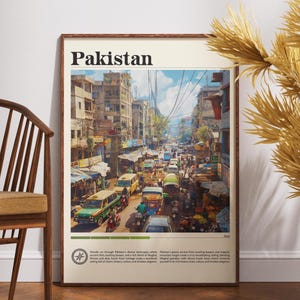 Pakistan Travel Print, Pakistan Poster, Travel Wall Art, Pakistan Print, Travel poster, Backpacking Poster, Wall Decor, Pakistan Wall Art