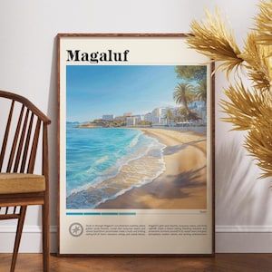 Magaluf Travel Print - Spanien, Magaluf Poster, Spanien Poster, Reise Wandkunst, Spanien Druck, Spanien Kunst, Europa, Magaluf Print, Spanischer Druck