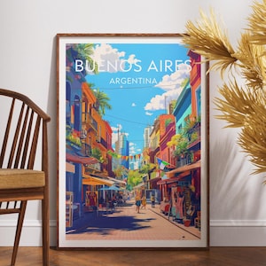 Buenos Aires Travel Print - Argentina, Buenos Aires Poster, Argentina Poster, Travel Wall Art, Argentina Print, Buenos Aires, South America