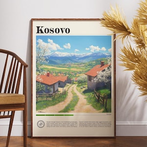 Pristina Landschaft Kunstdruck
