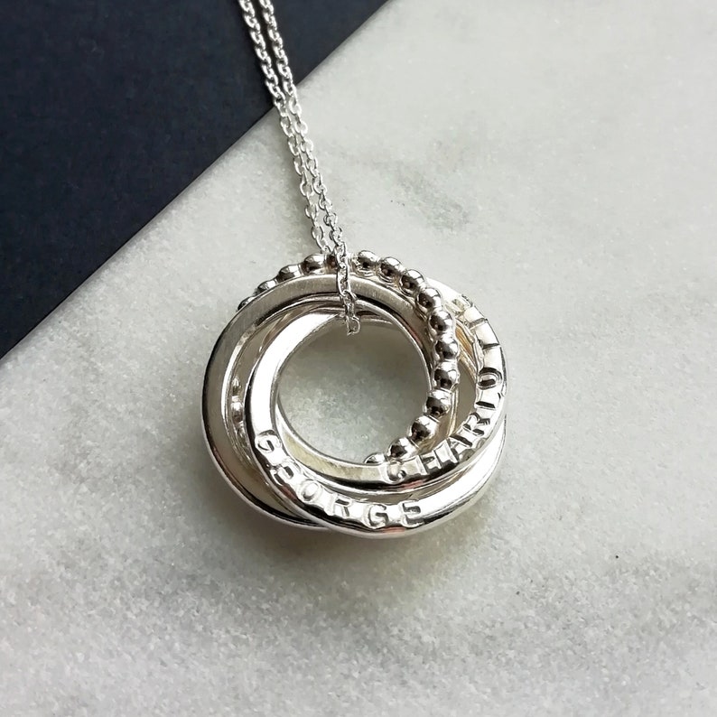 Personalized Names Jewelry Christmas Gift for Wife Family Etsy UK