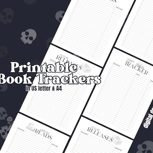 Series, Library and Future Release Tracker Sheets | Digital Printable Download