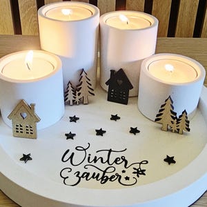 Künstlicher adventskranz