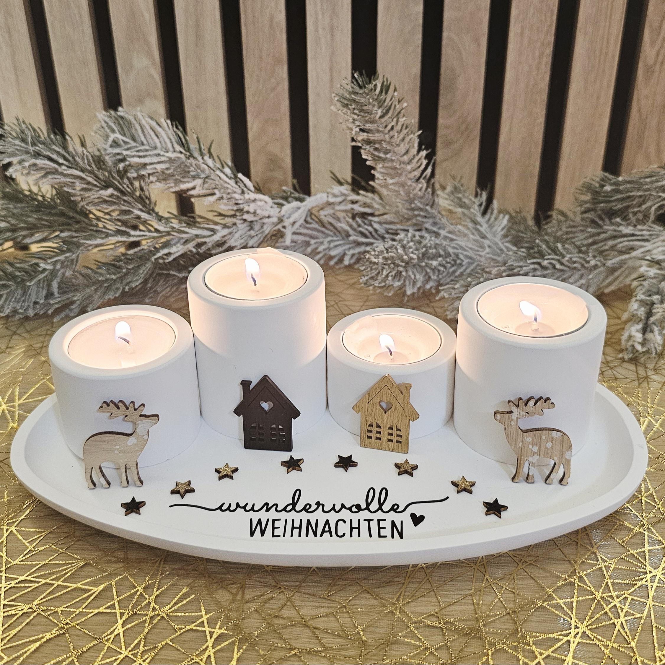Kerzenteller mit dorn