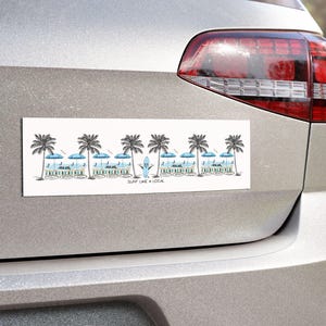 Folly Beach Surf Like A Local Car Magnet, Folly Beach Surfing magnet, Folly Beach Paddle Board magnet, Folly Beach Magnet, Folly Beach gift
