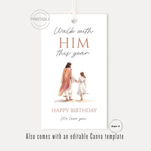 Walk With Him Geburtstag Tags Helle Haut | Walk With Me Jugend Thema 2026