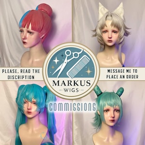 Custom Order Perücken Accessoires ÖFFNEN / Perücken Styling für Cosplay