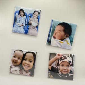 3, 6, 12 pcs | Custom Fridge Magnets | Custom Photo Magnets | Print w High Quality Photo | Glossy Paper