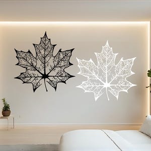Metal Maple Leaf Decor, Large Metal Leaf Art, Metal Leaves Wall Decor, Metal Leaf Wall Art, Maple Leaf Wall Decor, Housewarming Gift for Her