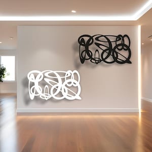 Large Metal Wall Art, Metal Line Art Wall, Metal Wall Art Abstract, Color Metal Wall Art, Gold Metal Wall Art, Metal Wall Sculpture Line Art