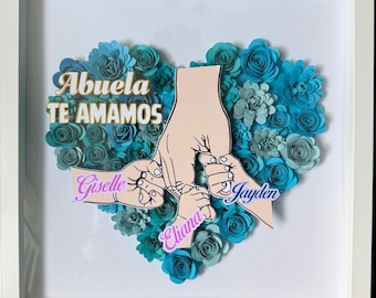 Personalized Flower Frames