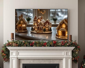 Lebkuchendorf - TV Art, Samsung Frame TV, Apple TV, Roku, Amazon Fire Stick