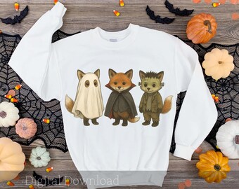 Baby Fuchs Halloween 2 PNG, Halloween, Baby Fuchs Kostüm, Halloween PNG, Sublimation PNG, Halloween Clip Art