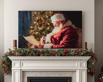 Weihnachtsliste Ölgemälde - TV Art, Samsung Frame TV, Apple TV, Roku, Amazon Fire Stick