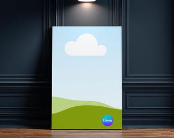 Dark Room Canvas Frame Mockup | Canva Frame Mockup | Painting Mockup | Photo Mockup