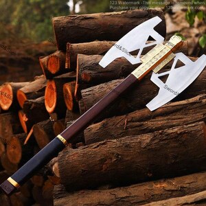Hacha de Gimli, El Señor de los Anillos, Hachas Vikingas, Réplica de Espada Narsil, El Señor de los Anillos, Cosplay de Fantasía, LOTR, Regalos para el Día del Padre, Regalo de Disfraz, Espartano