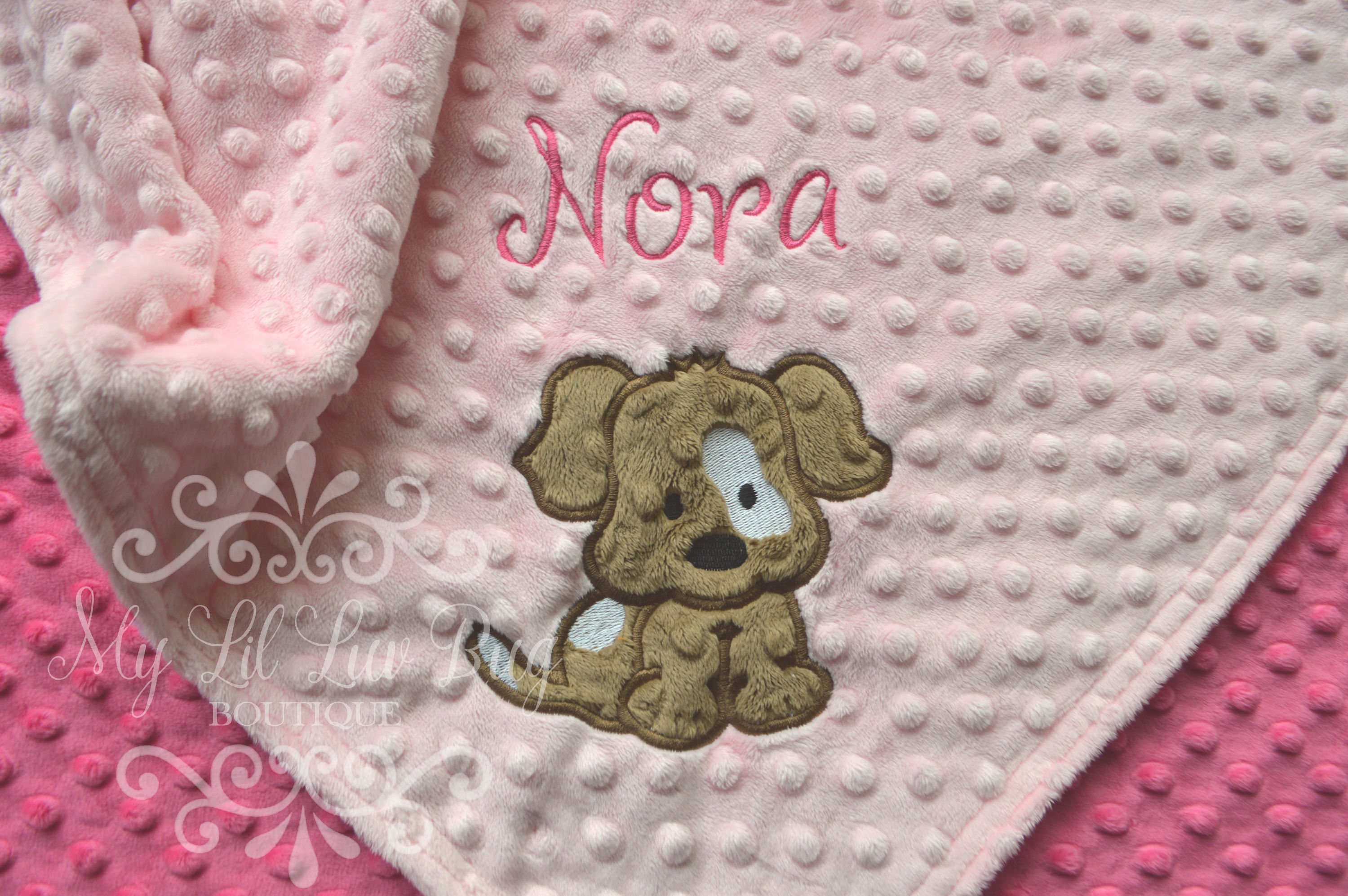 Personalized Baby Blanket Dog Baby Blanket Blanket Puppy Etsy