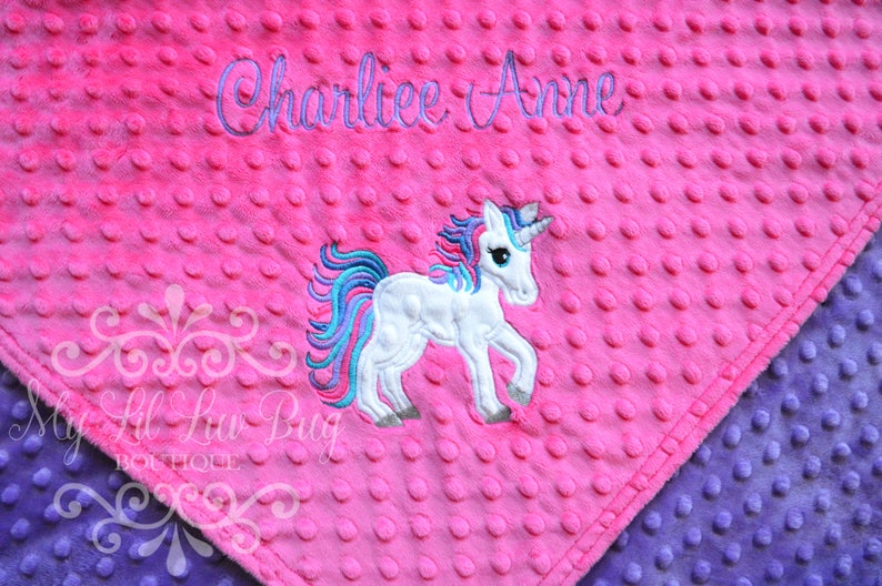 Personalized Baby Blanket Unicorn Unicorn Baby Blanket Etsy